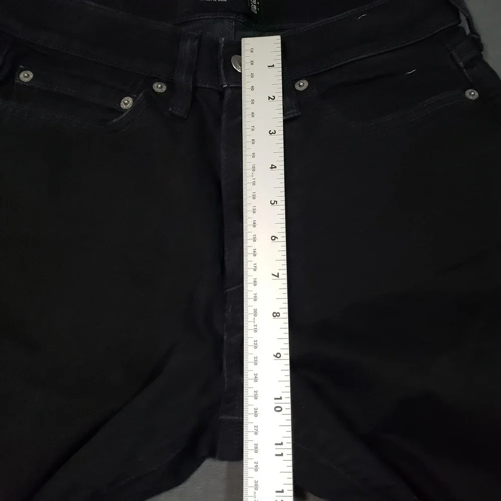 Abercrombie & Fitch Athletic Slim Jeans Mens 28x28 Black Signature Stretch Denim